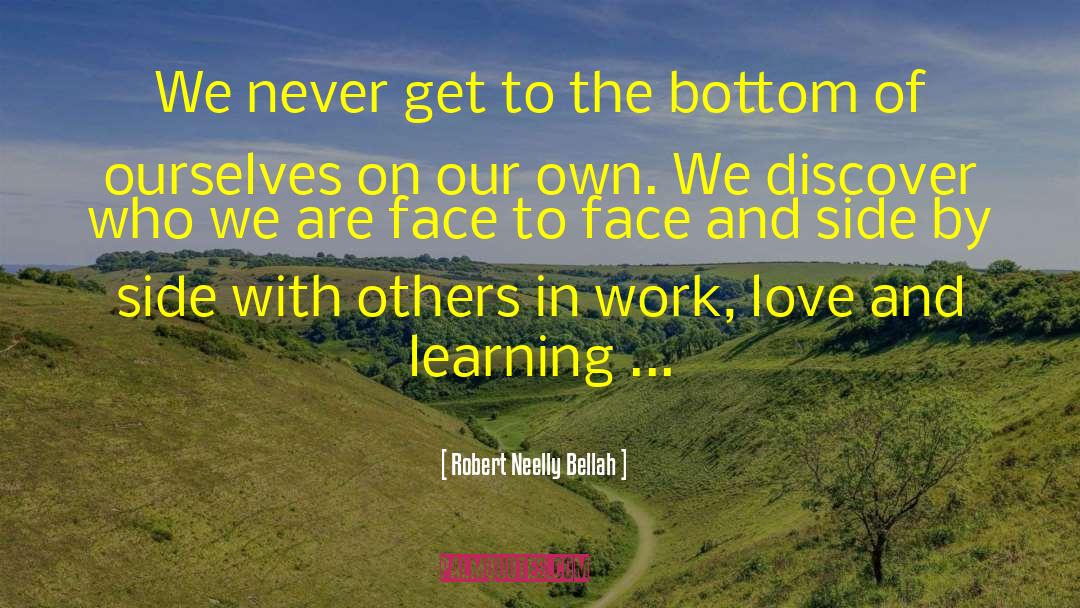 Work Love quotes by Robert Neelly Bellah