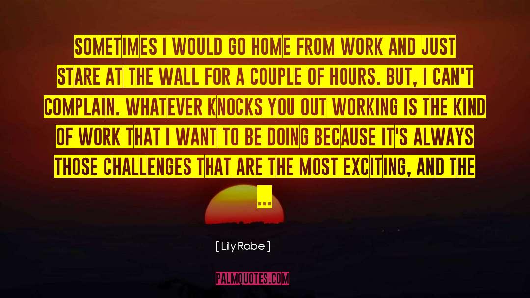 Work Out Etiquette quotes by Lily Rabe