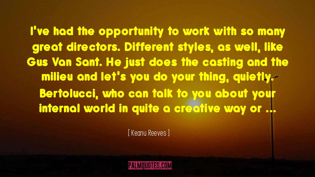 Work Over Love quotes by Keanu Reeves