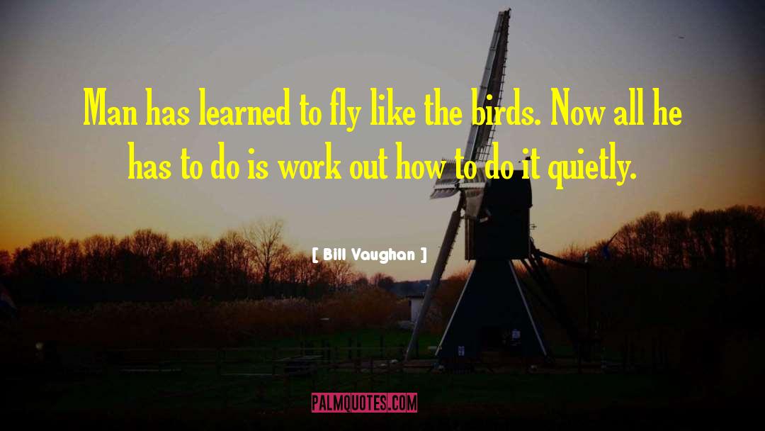 Work Quietly quotes by Bill Vaughan