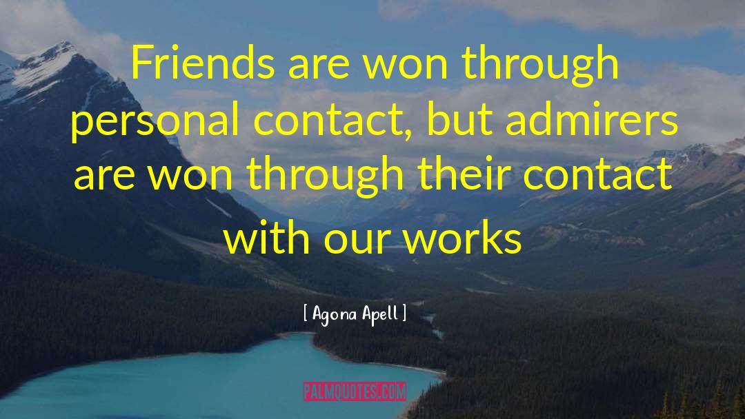 Work Seriousness quotes by Agona Apell