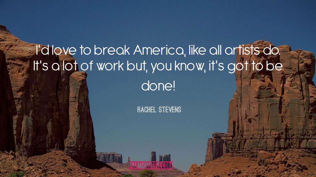 Work Success quotes by Rachel Stevens
