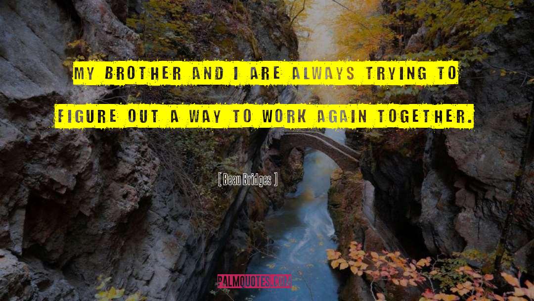 Work Together quotes by Beau Bridges
