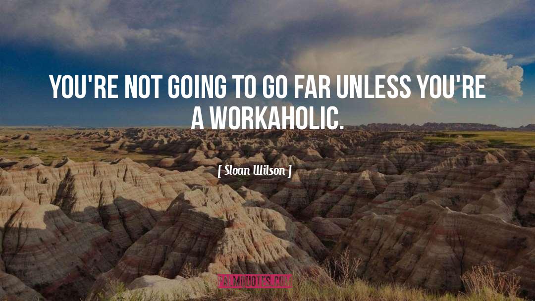 Workaholic quotes by Sloan Wilson