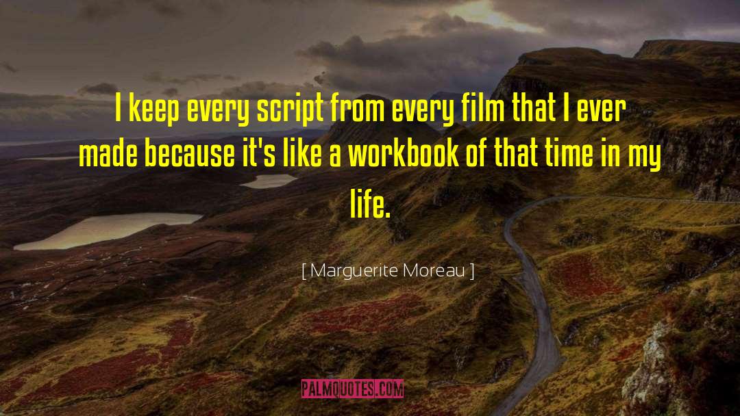Workbook quotes by Marguerite Moreau