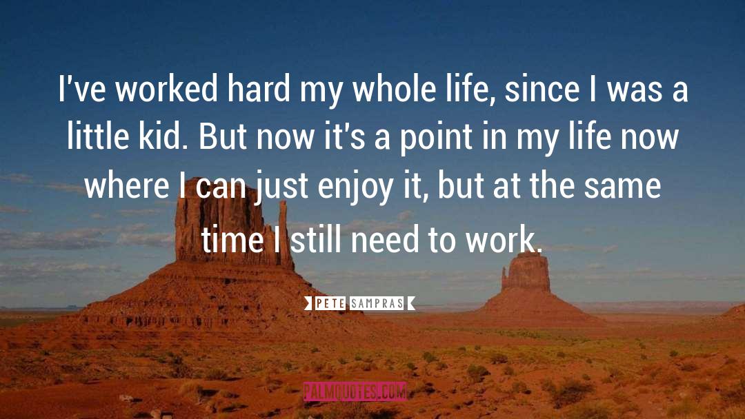 Worked Hard quotes by Pete Sampras