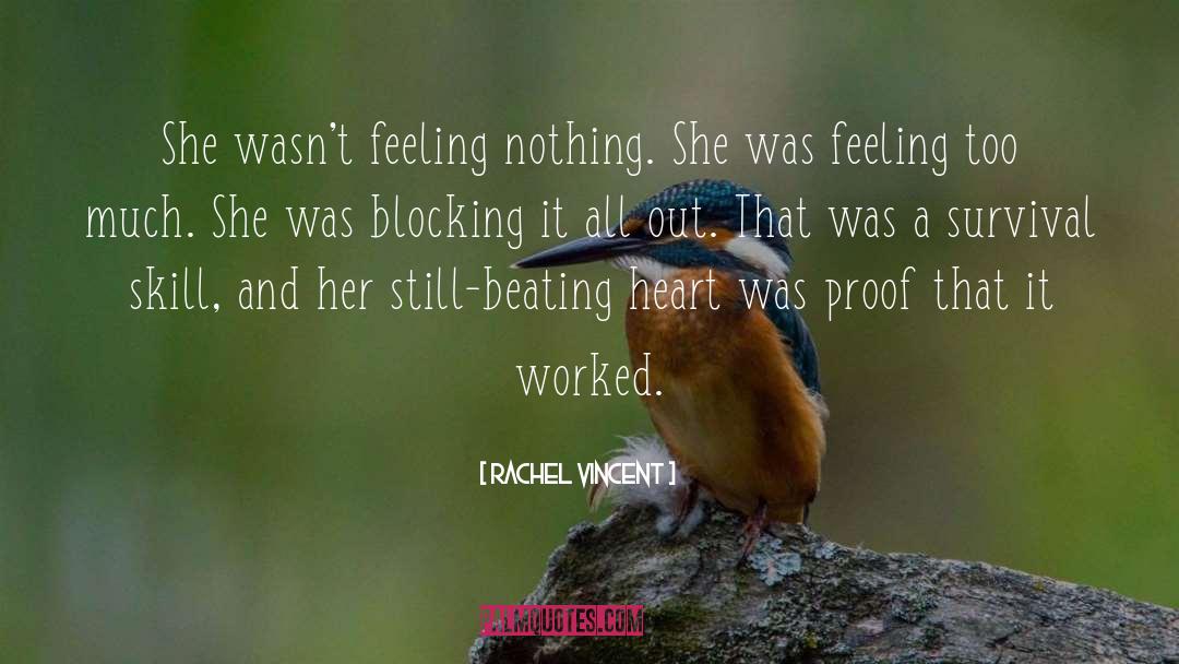 Worked quotes by Rachel Vincent