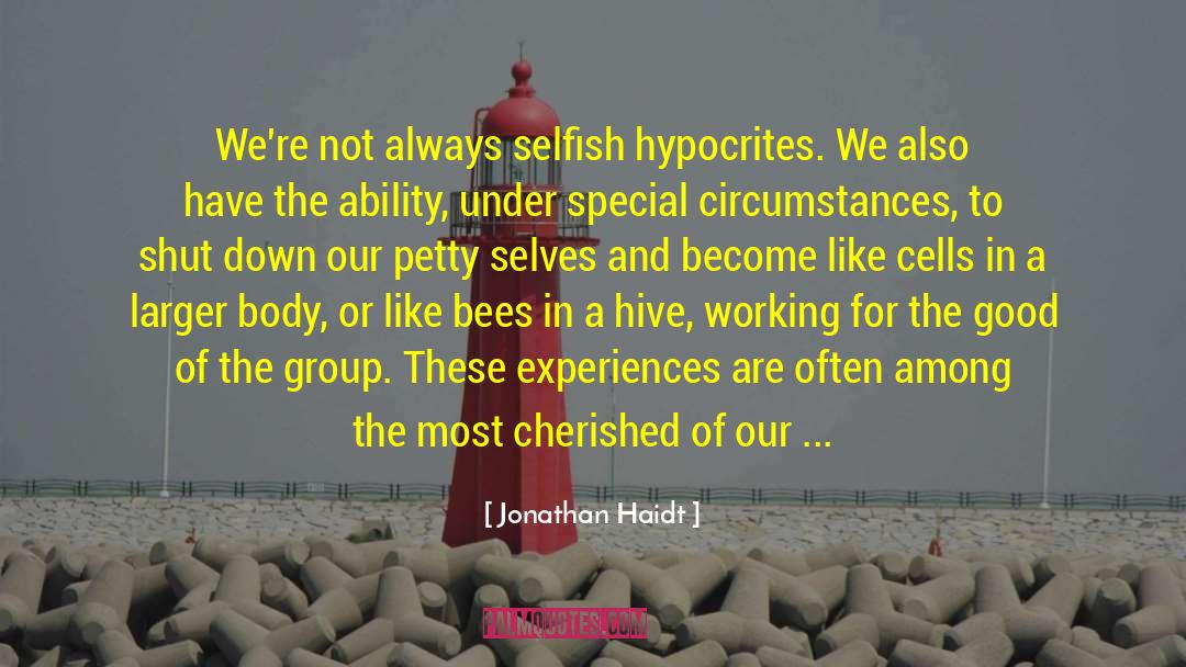 Worker Bees quotes by Jonathan Haidt