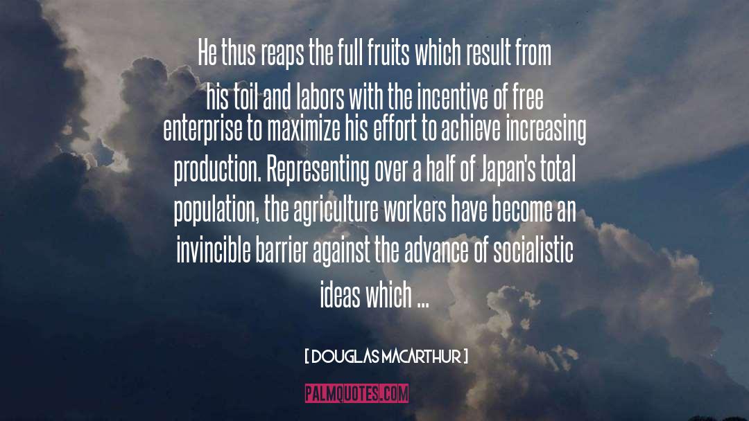 Workers Union quotes by Douglas MacArthur