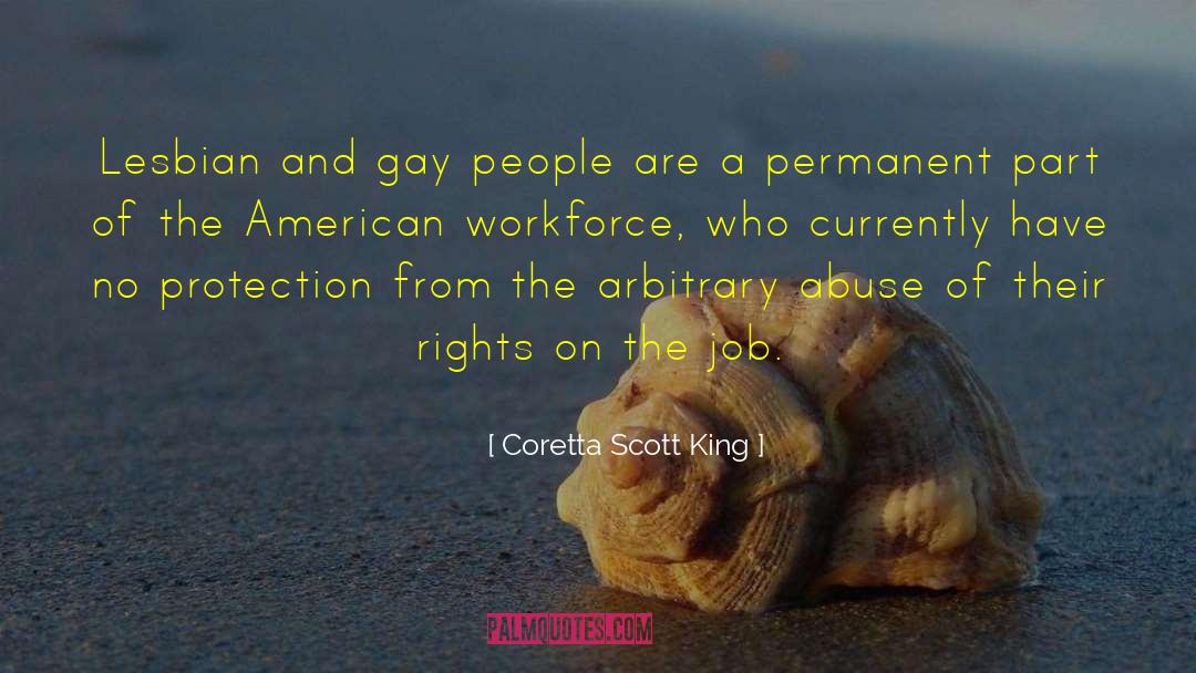 Workforce quotes by Coretta Scott King