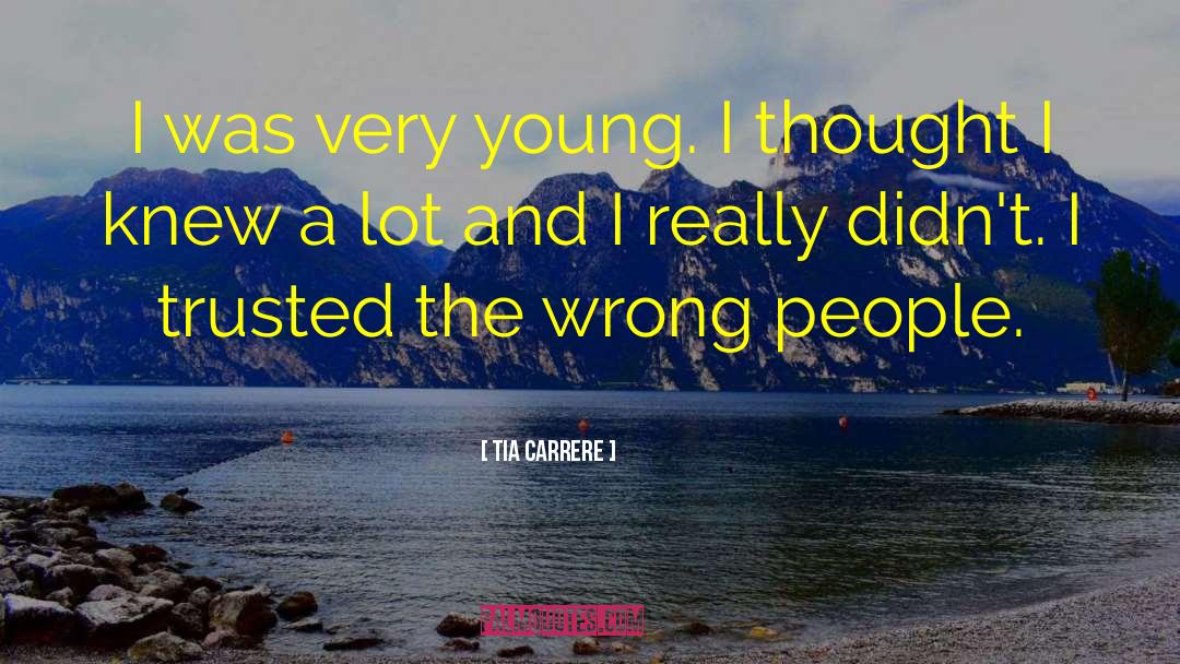 Working A Lot quotes by Tia Carrere