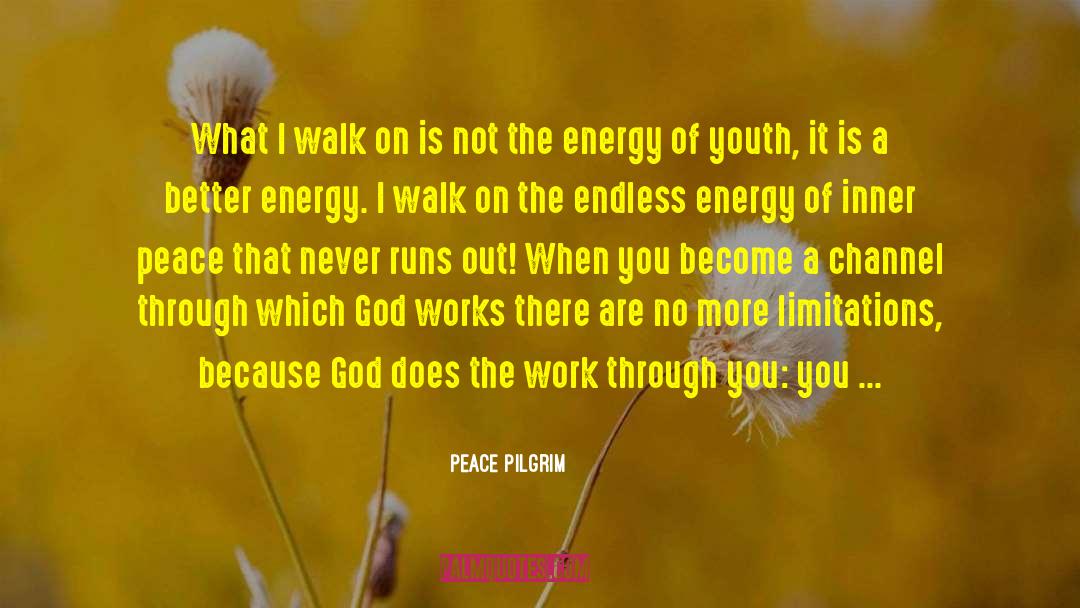 Working For God quotes by Peace Pilgrim