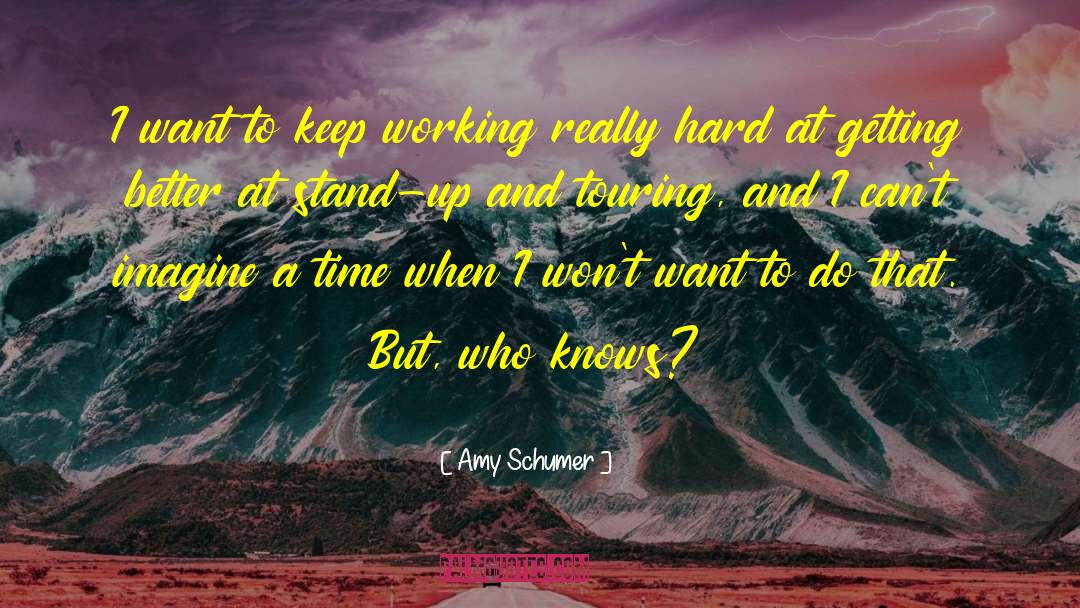 Working Hard And Staying Humble quotes by Amy Schumer