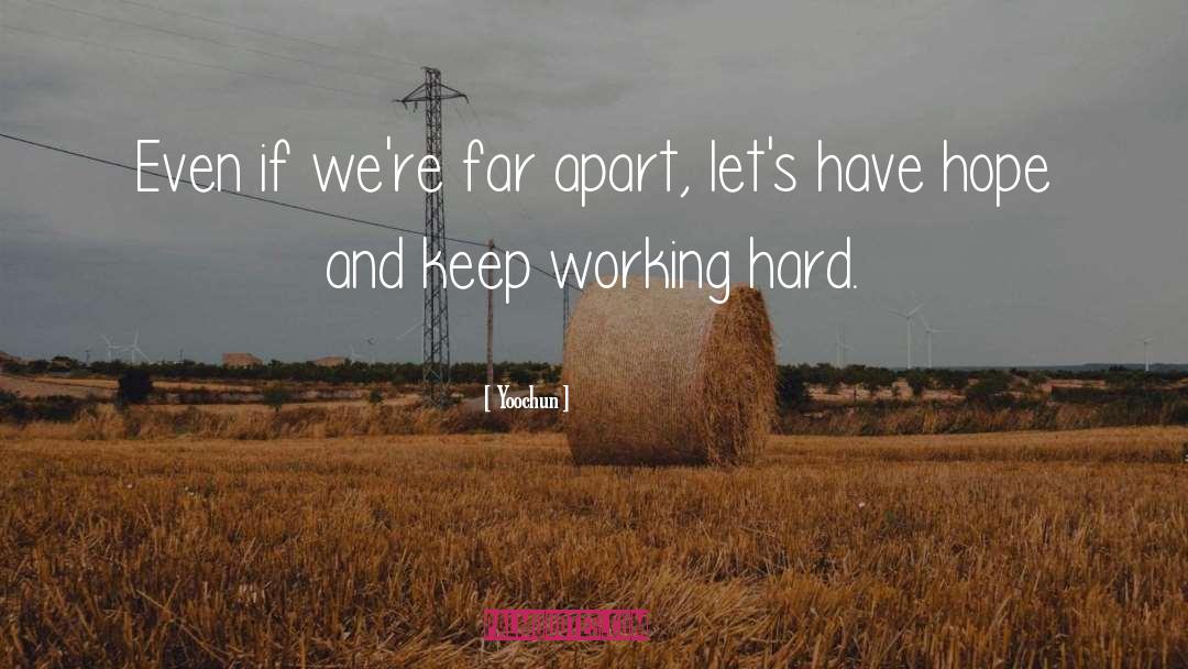 Working Hard quotes by Yoochun