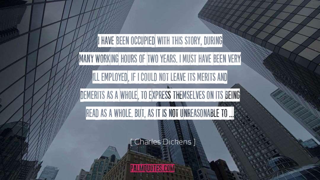 Working Hours quotes by Charles Dickens