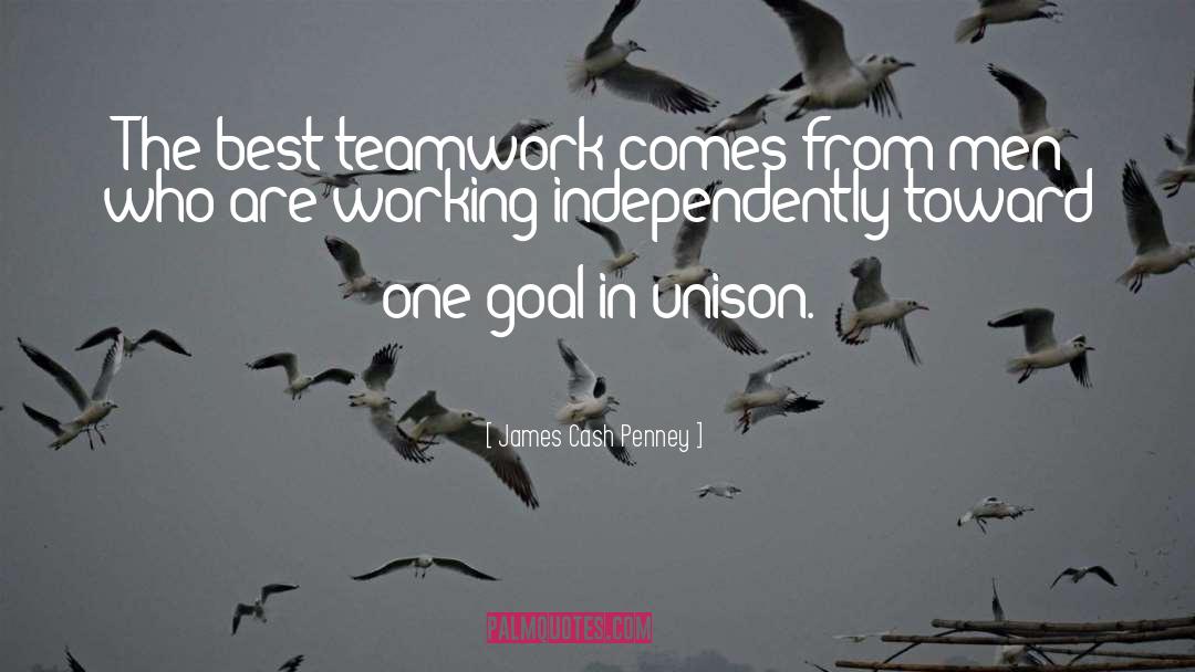 Working Independently quotes by James Cash Penney