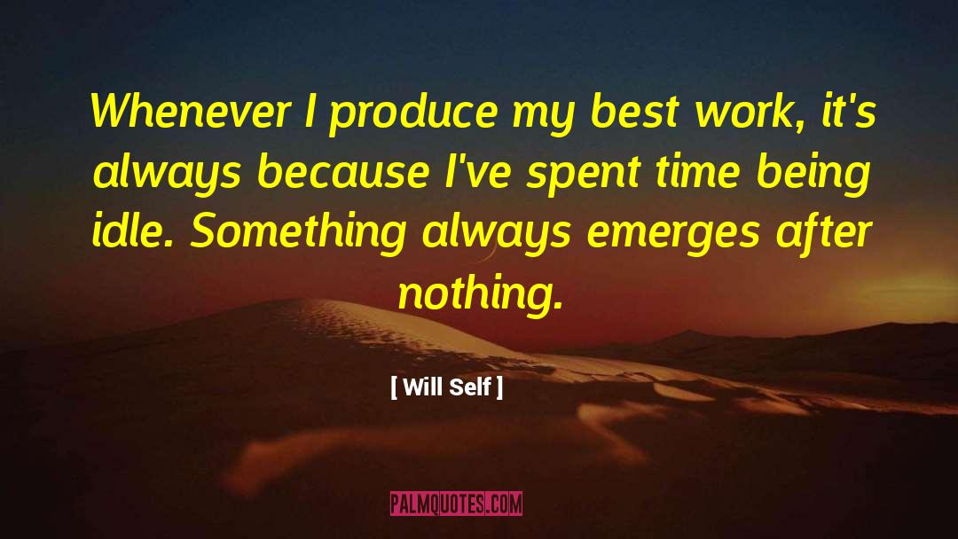 Working It quotes by Will Self