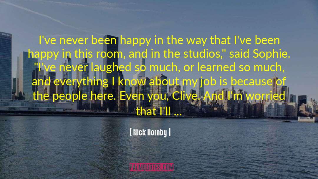 Working Life quotes by Nick Hornby