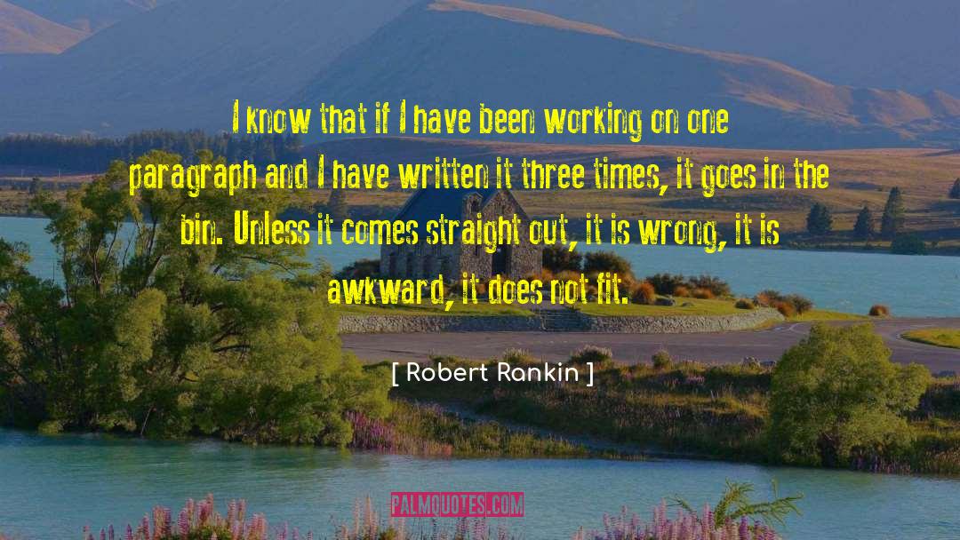 Working On Yourself quotes by Robert Rankin
