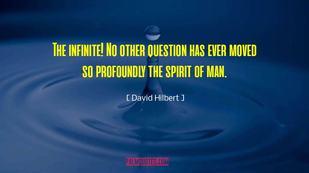 Working Spirit quotes by David Hilbert