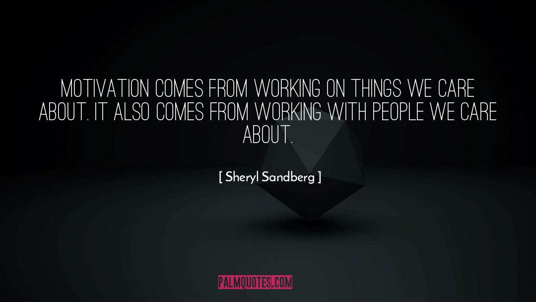 Working With People quotes by Sheryl Sandberg