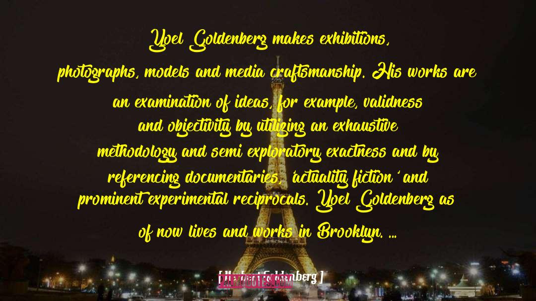 Workmanship quotes by Herbert Goldenberg