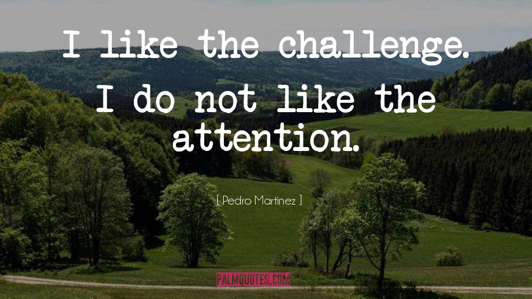 Workplace Challenges quotes by Pedro Martinez