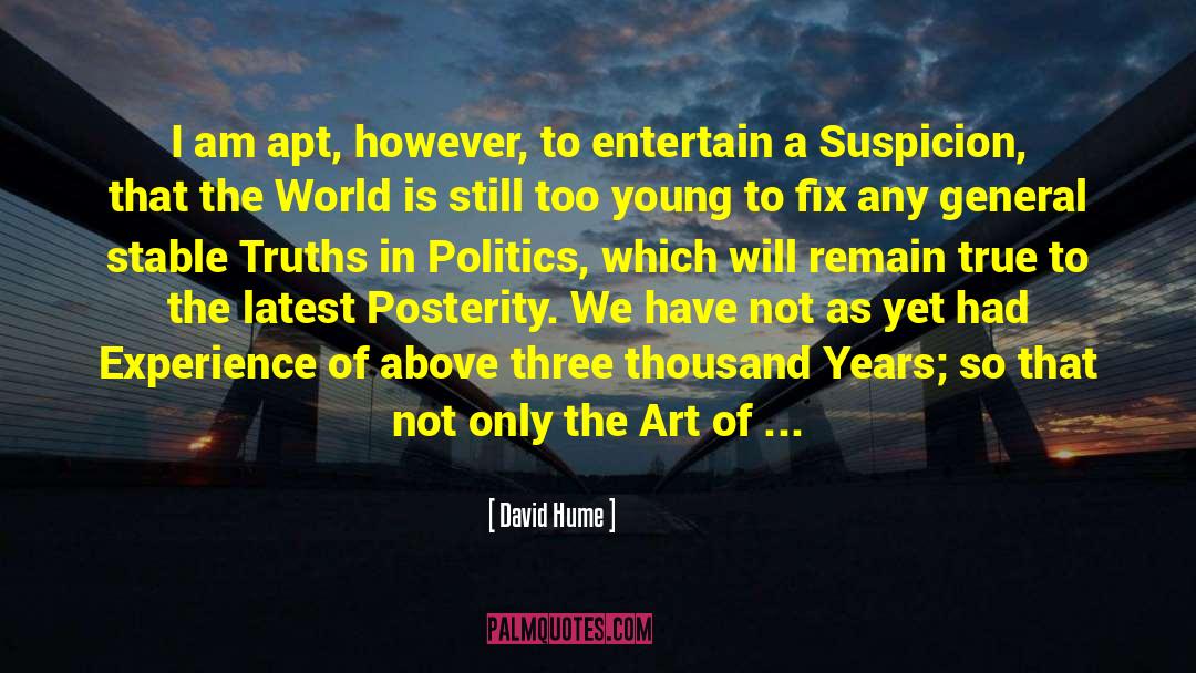 Workplace Politics quotes by David Hume