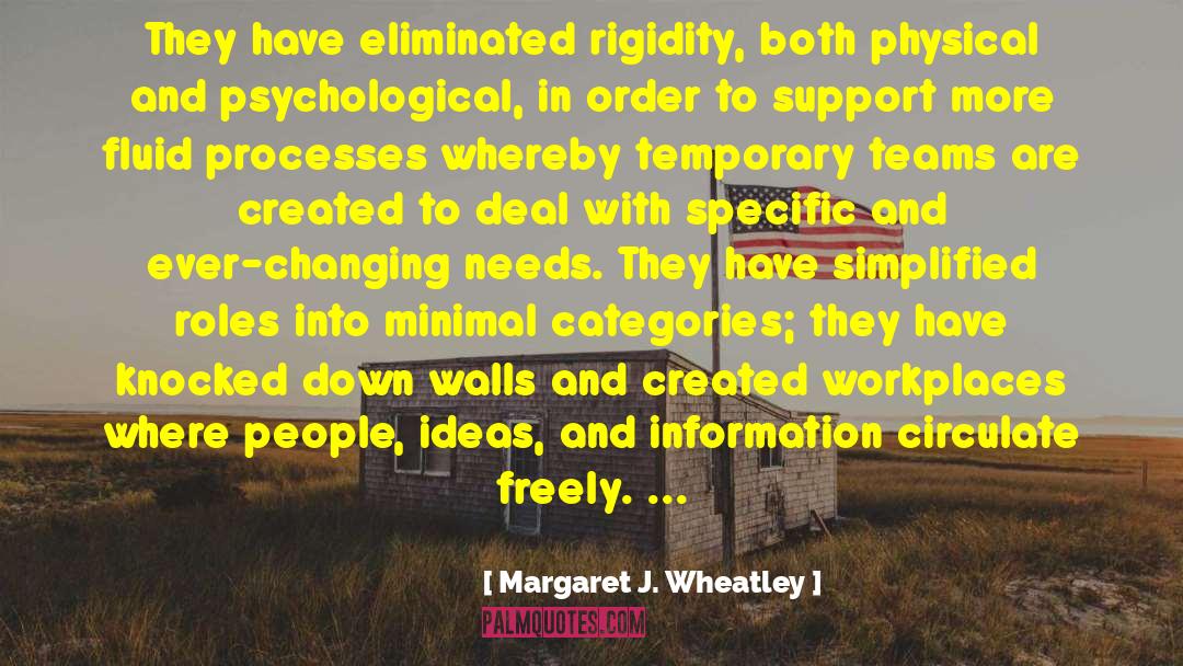 Workplaces quotes by Margaret J. Wheatley