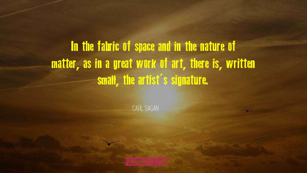 Works Of Art quotes by Carl Sagan