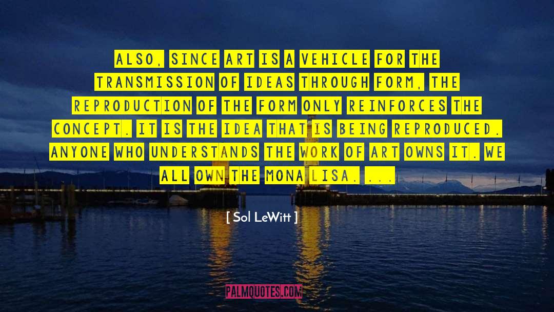 Works Of Art quotes by Sol LeWitt