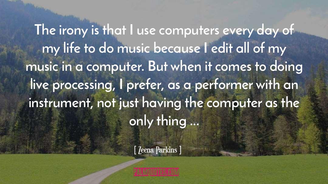 Workstations Computers quotes by Zeena Parkins