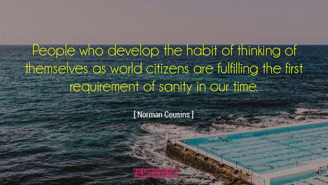 World Affairs quotes by Norman Cousins