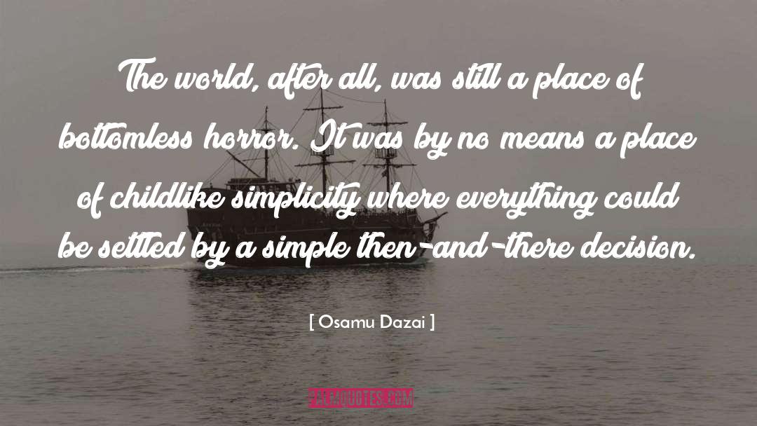 World After quotes by Osamu Dazai