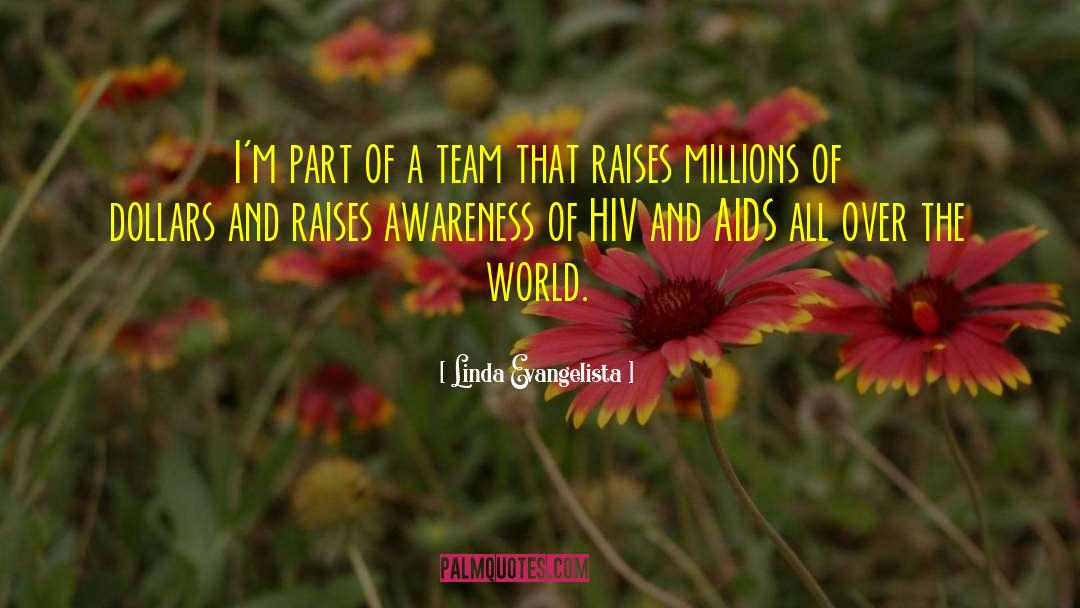 World Aids Day quotes by Linda Evangelista