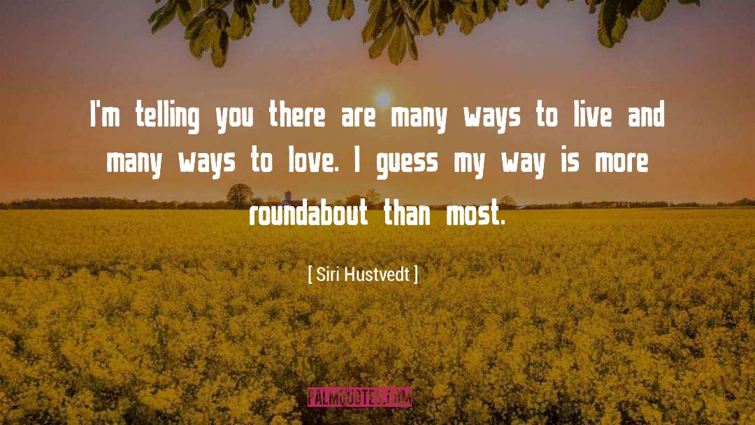 World And Love quotes by Siri Hustvedt