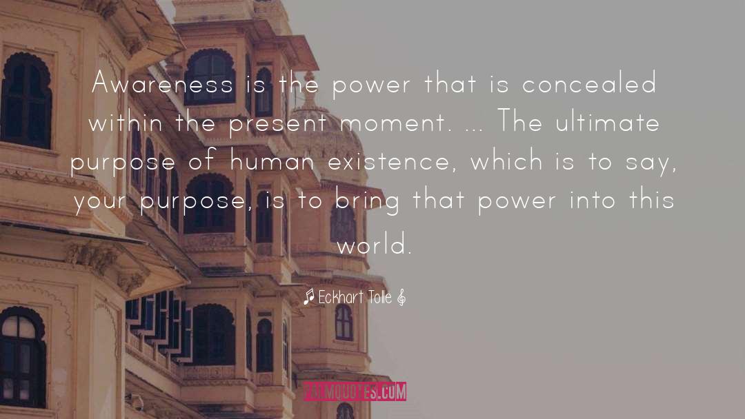 World Awareness quotes by Eckhart Tolle