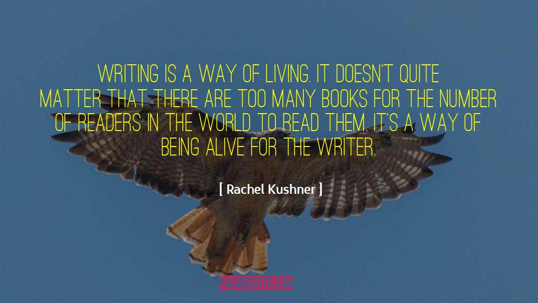 World Book Day quotes by Rachel Kushner