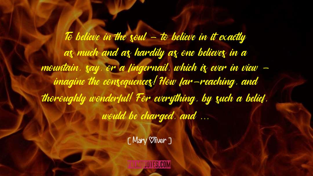 World Chage quotes by Mary Oliver