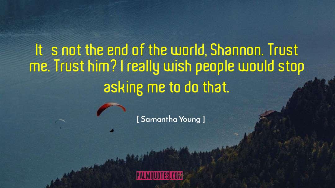 World Changer quotes by Samantha Young