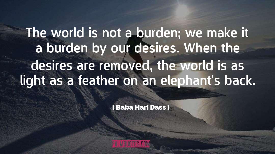 World Domination quotes by Baba Hari Dass