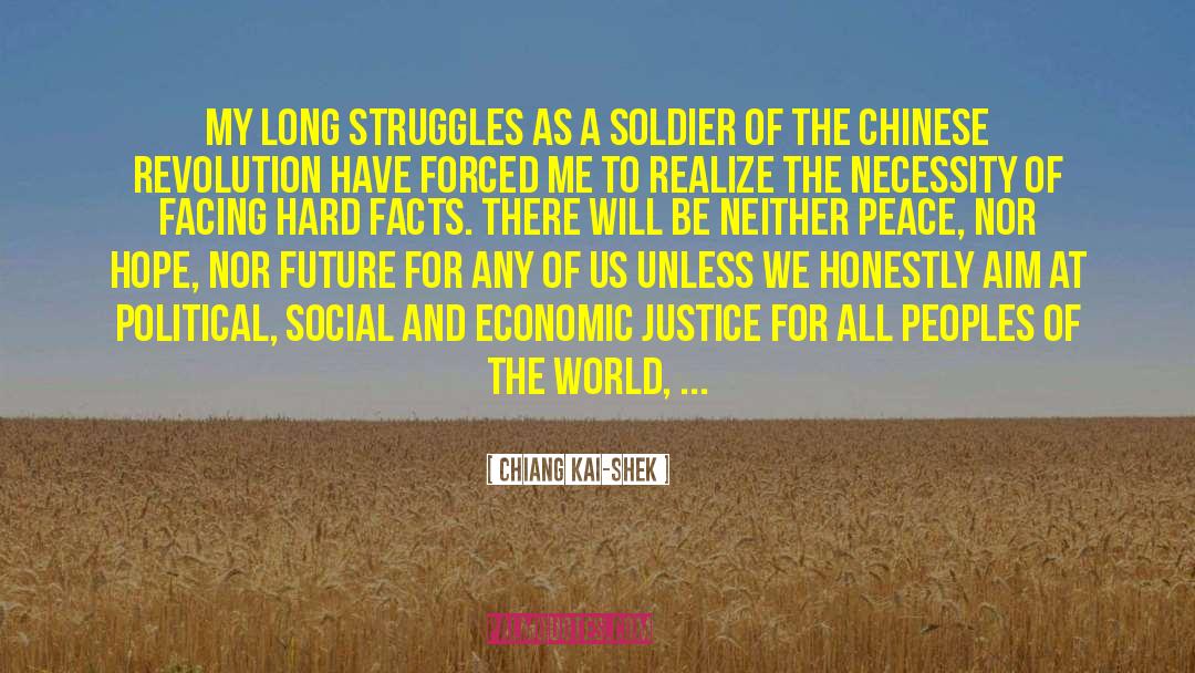 World Economic Crisis quotes by Chiang Kai-shek
