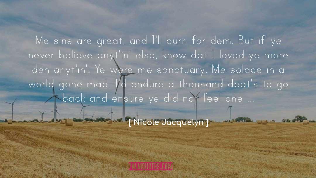 World Gone Mad quotes by Nicole Jacquelyn