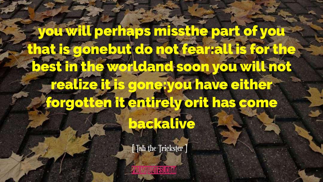 World Gone Mad quotes by Tah The Trickster