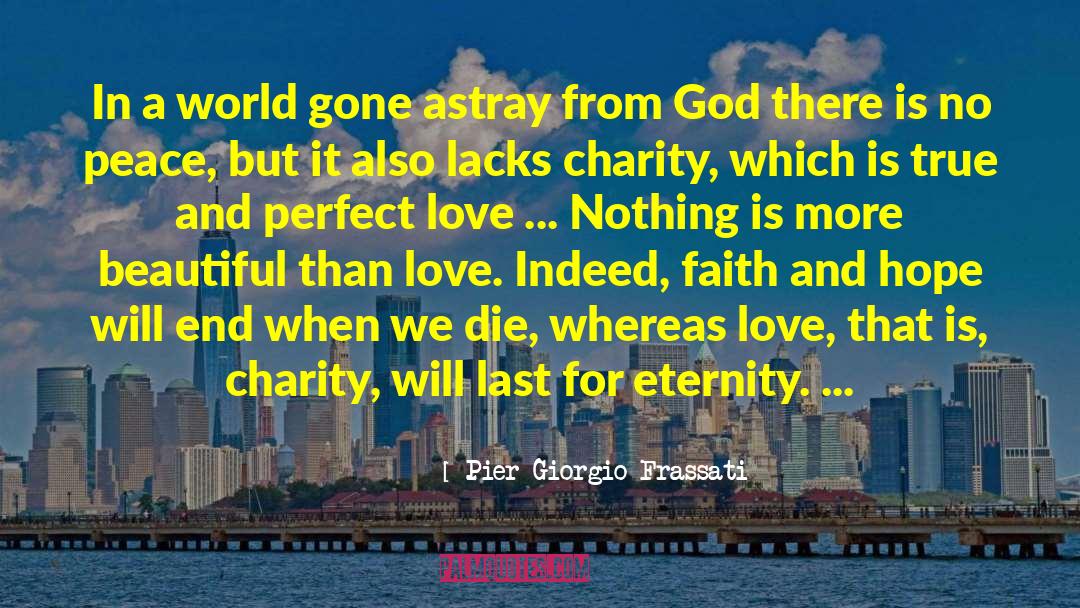 World Gone quotes by Pier Giorgio Frassati