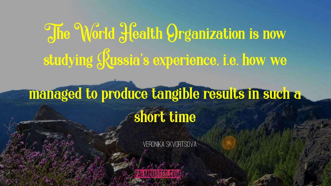 World Health Organization quotes by Veronika Skvortsova