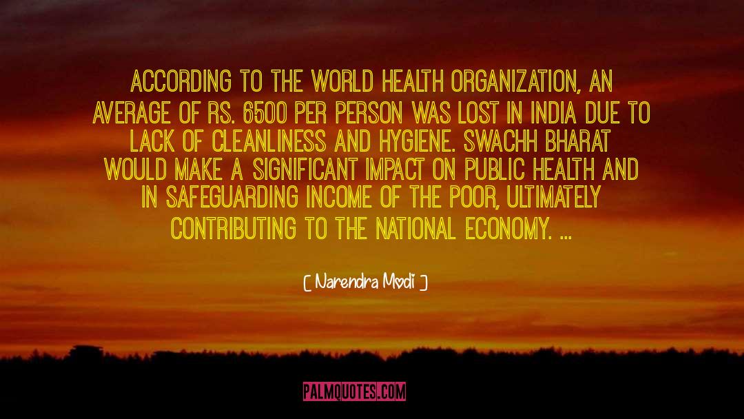 World Health Organization quotes by Narendra Modi