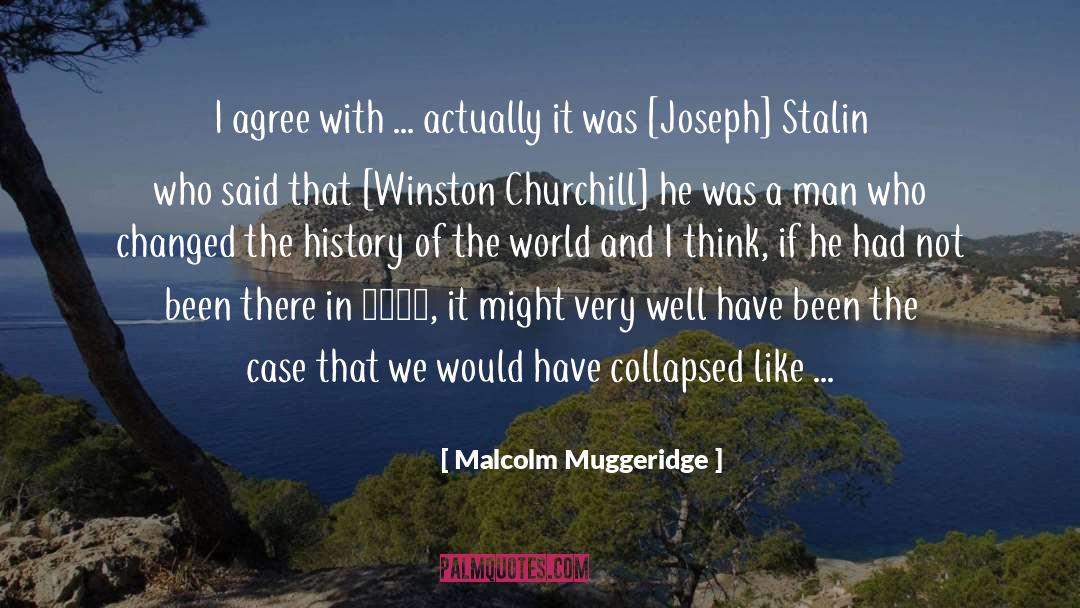 World History quotes by Malcolm Muggeridge