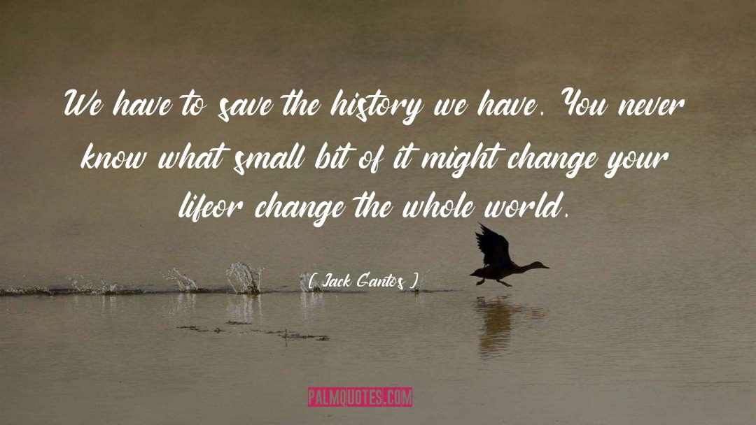 World History quotes by Jack Gantos