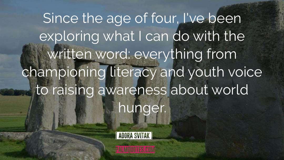 World Hunger quotes by Adora Svitak